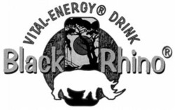 Міжнародна реєстрація торговельної марки № 704282: VITAL-ENERGY DRINK Black Rhino