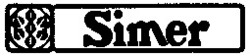 Міжнародна реєстрація торговельної марки № 706303: Simer