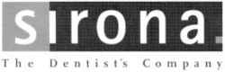 Міжнародна реєстрація торговельної марки № 707165: sirona The Dentist's Company