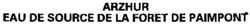 Міжнародна реєстрація торговельної марки № 709078: ARZHUR EAU DE SOURCE DE LA FORET DE PAIMPONT