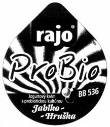 Міжнародна реєстрація торговельної марки № 712043: rajo ProBio BB 536 Jablko - Hruska