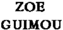 Міжнародна реєстрація торговельної марки № 712376: ZOE GUIMOU
