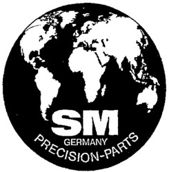 Міжнародна реєстрація торговельної марки № 715313: SM GERMANY PRECISION-PARTS