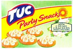 Міжнародна реєстрація торговельної марки № 718393: TUC Party Snacks