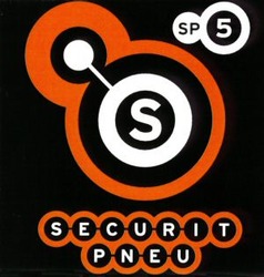 Міжнародна реєстрація торговельної марки № 725571: SP 5 SECURIT PNEU