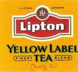 Міжнародна реєстрація торговельної марки № 726152: Lipton YELLOW LABEL FINEST TEA BLEND