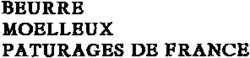 Міжнародна реєстрація торговельної марки № 737079: BEURRE MOELLEUX PATURAGES DE FRANCE