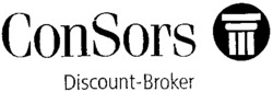 Міжнародна реєстрація торговельної марки № 737532: ConSors Discount-Broker