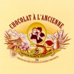 Міжнародна реєстрація торговельної марки № 738334: CHOCOLAT À L'ANCIENNE CHOCOLATS DÉGUSTATION EN SACHET INDIVIDUEL