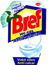 Міжнародна реєстрація торговельної марки № 745357: Bref WC-GEL Antibacterial Mint fresh