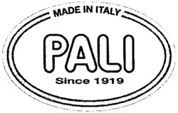 Міжнародна реєстрація торговельної марки № 746973: PALI Since 1919