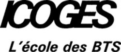Міжнародна реєстрація торговельної марки № 747658: ICOGES L'école des BTS
