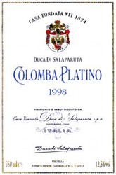 Міжнародна реєстрація торговельної марки № 748179: COLOMBA PLATINO 1998