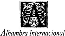 Міжнародна реєстрація торговельної марки № 748851: Alhambra Internacional