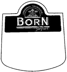 Міжнародна реєстрація торговельної марки № 749031: "ORIGINAL THÜRINGER" BORN Erfurt