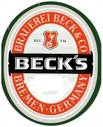 Міжнародна реєстрація торговельної марки № 752495: BRAUEREI BECK & CO BECK'S BREMEN GERMANY