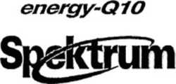 Міжнародна реєстрація торговельної марки № 752685: energy-Q10 Spektrum