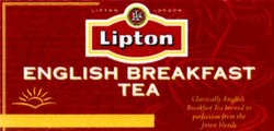 Міжнародна реєстрація торговельної марки № 754215: Lipton ENGLISH BREAKFAST TEA