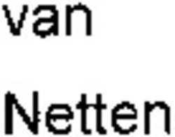 Міжнародна реєстрація торговельної марки № 756108: van Netten