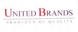 Міжнародна реєстрація торговельної марки № 764312: UNITED BRANDS PRODUCTS OF QUALITY