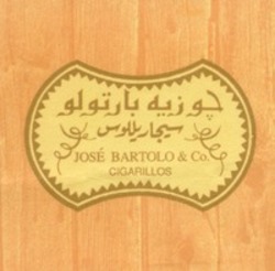 Міжнародна реєстрація торговельної марки № 764996: JOSÉ BARTOLO & Co. CIGARILLOS