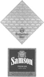 Міжнародна реєстрація торговельної марки № 775402: Samson PREMIUM SVETLY LEZÁK Budweiser Bier