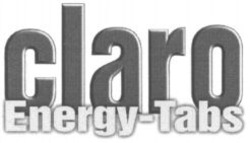 Міжнародна реєстрація торговельної марки № 781398: Claro Energy-Tabs