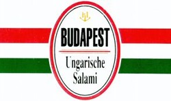 Міжнародна реєстрація торговельної марки № 786126: BUDAPEST Ungarische Salami