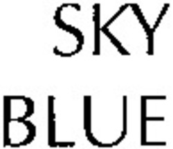 Міжнародна реєстрація торговельної марки № 791914: SKY BLUE
