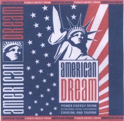 Міжнародна реєстрація торговельної марки № 794274: AMERICAN DREAM POWER ENERGY DRINK