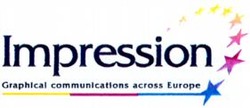 Міжнародна реєстрація торговельної марки № 794530: Impression Graphical communications across Europe