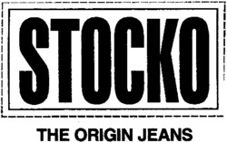Міжнародна реєстрація торговельної марки № 797977: STOCKO THE ORIGIN JEANS