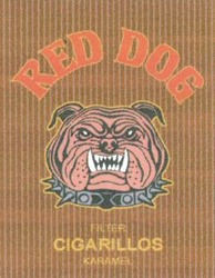 Міжнародна реєстрація торговельної марки № 798670: RED DOG CIGARILLOS KARAMEL