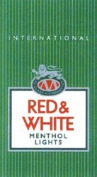 Міжнародна реєстрація торговельної марки № 801625: RED & WHITE MENTHOL LIGHTS INTERNATIONAL