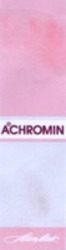 Міжнародна реєстрація торговельної марки № 801968: ACHROMIN