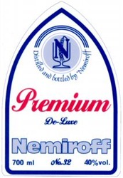 Міжнародна реєстрація торговельної марки № 802093: Premium De-Luxe Nemiroff