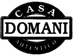 Міжнародна реєстрація торговельної марки № 808118: CASA DOMANI AUTENTICO