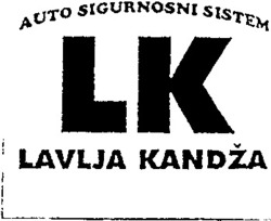 Міжнародна реєстрація торговельної марки № 808647: AUTO SIGURNOSNI SISTEM LK LAVLJA KANDZA