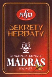 Міжнародна реєстрація торговельної марки № 813401: POSTI SEKRETY HERBATY ORYGINALNA INDYJSKA MADRAS