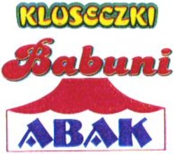 Міжнародна реєстрація торговельної марки № 813640: KLUSECZKI Babuni ABAK