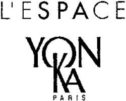 Міжнародна реєстрація торговельної марки № 815256: L'ESPACE YON KA PARIS