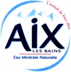 Міжнародна реєстрація торговельної марки № 818790: AIX LES BAINS L'instant de bien-être Eau Minérale Naturelle