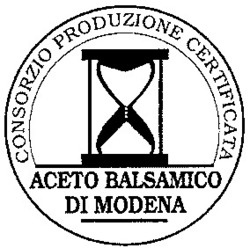 Міжнародна реєстрація торговельної марки № 820674: ACETO BALSAMICO DI MODENA CONSORZIO PRODUZIONE CERTIFICATA