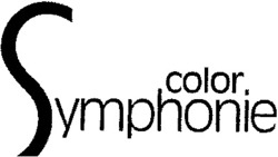 Міжнародна реєстрація торговельної марки № 822484: color Symphonie
