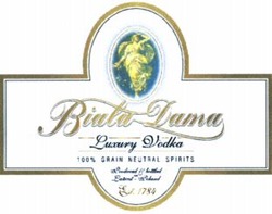 Міжнародна реєстрація торговельної марки № 823812: Biala Dama Luxury Vodka