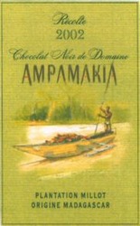 Міжнародна реєстрація торговельної марки № 825750: Récolte 2002 Chocolat noir de Domaine AMPAMAKIA PLANTATION MILLOT ORIGINE MADAGASCAR