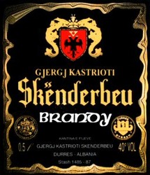 Міжнародна реєстрація торговельної марки № 828011: GJERGJ KASTRIOTI Skenderbeu BRANDY