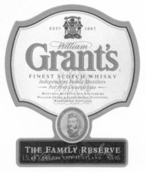 Міжнародна реєстрація торговельної марки № 830416: William Grant's FINEST SCOTCH WHISKY