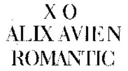 Міжнародна реєстрація торговельної марки № 845069: XO ALIX AVIEN ROMANTIC