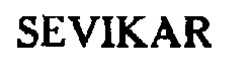 Міжнародна реєстрація торговельної марки № 850542: SEVIKAR